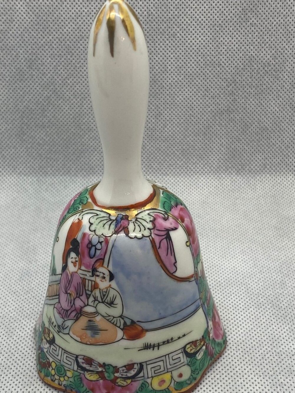 Asian Design Floral Bell Porcelain